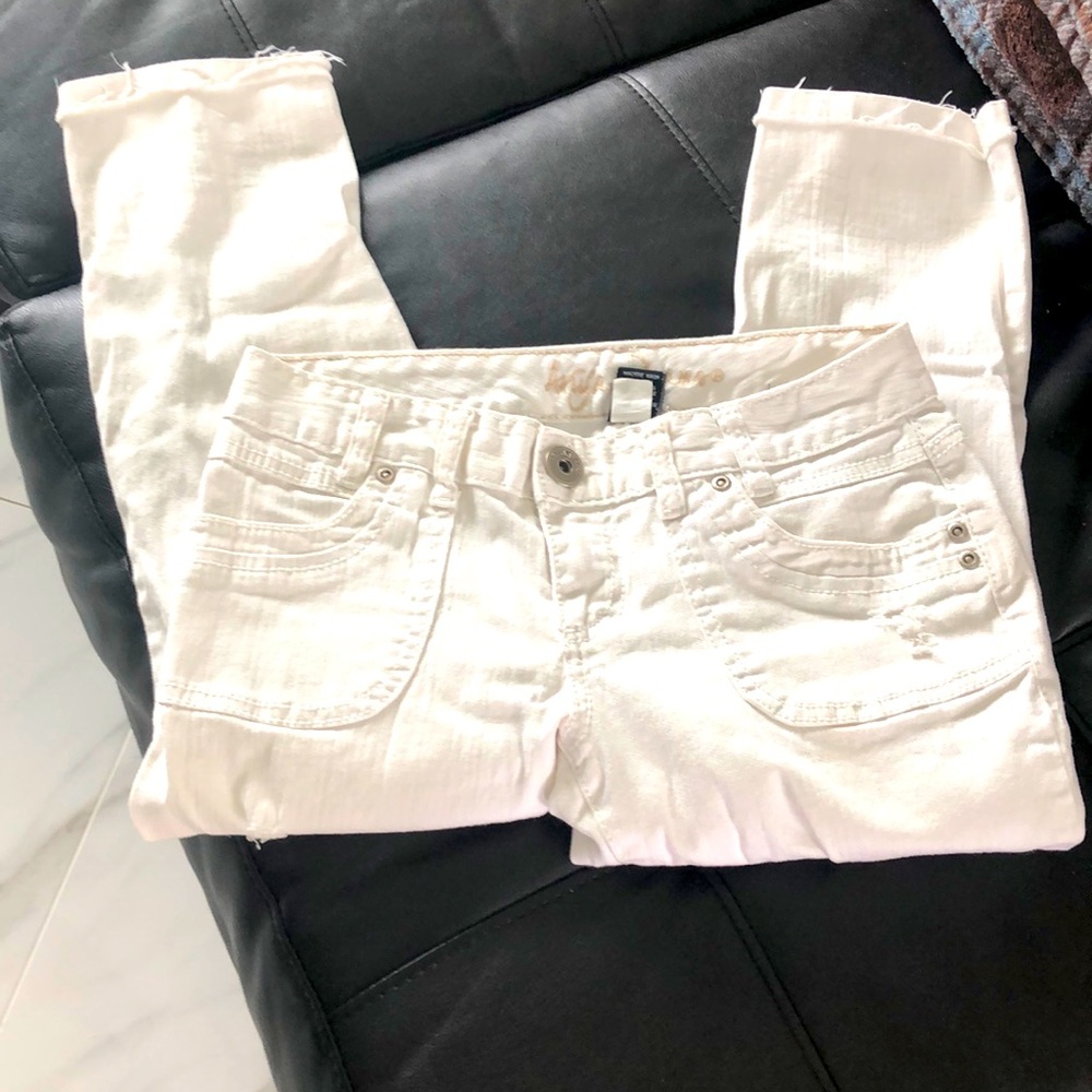 White cropped jeans - Picture 2 of 5
